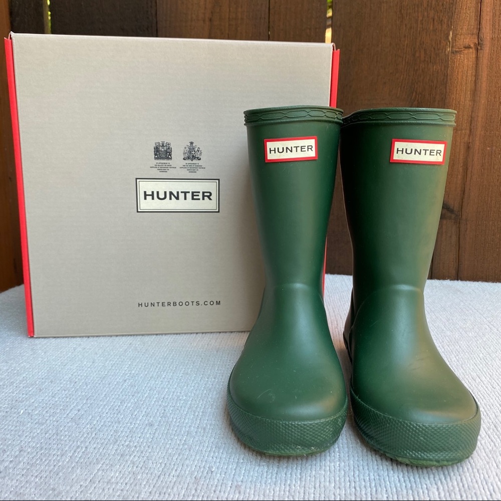 Hunter Boots Kids First Classic Hunter Green